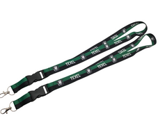 Keycord Texel Souvenir – Groen/Zwart met Schaapje 1