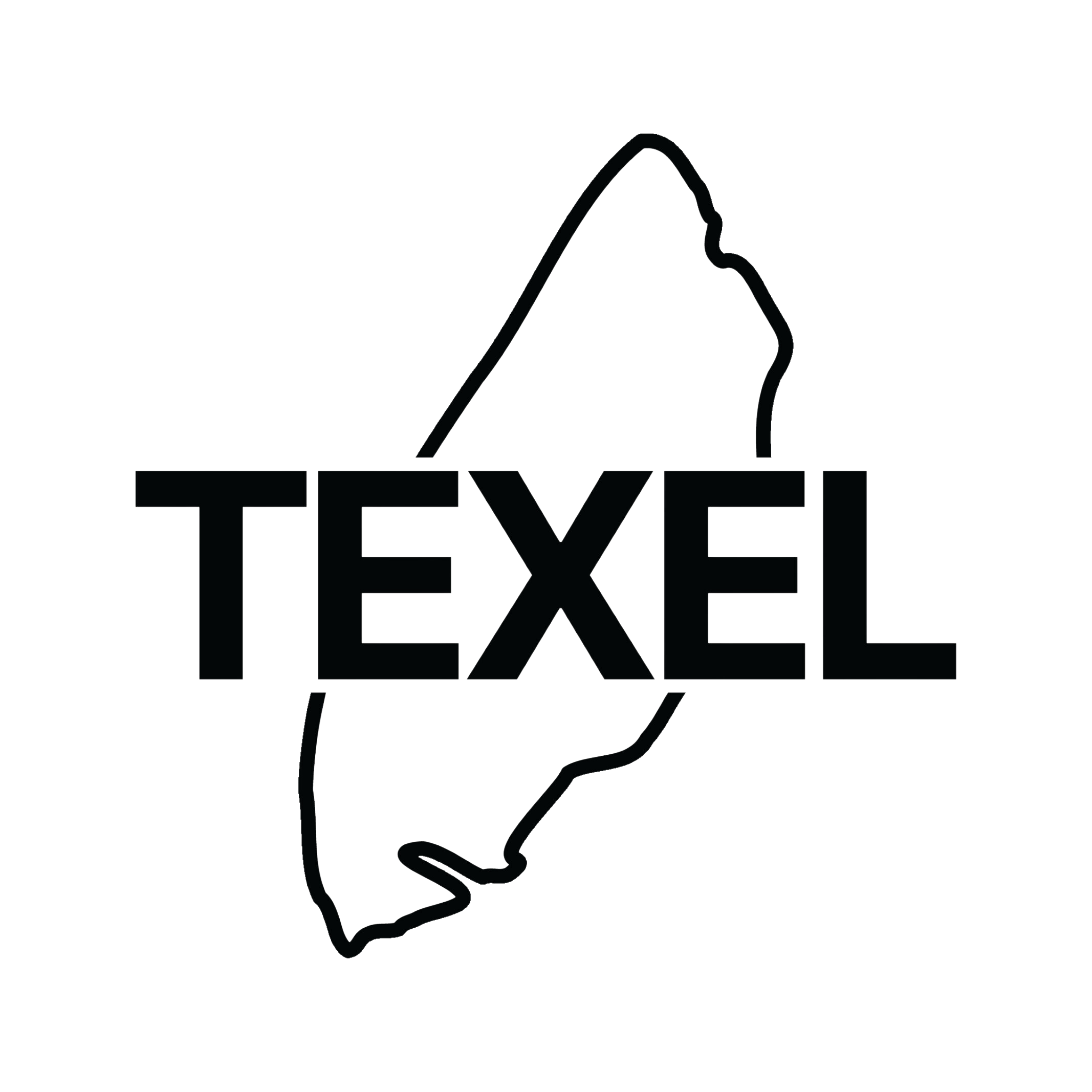 Texel Auto Sticker  8x8 cm