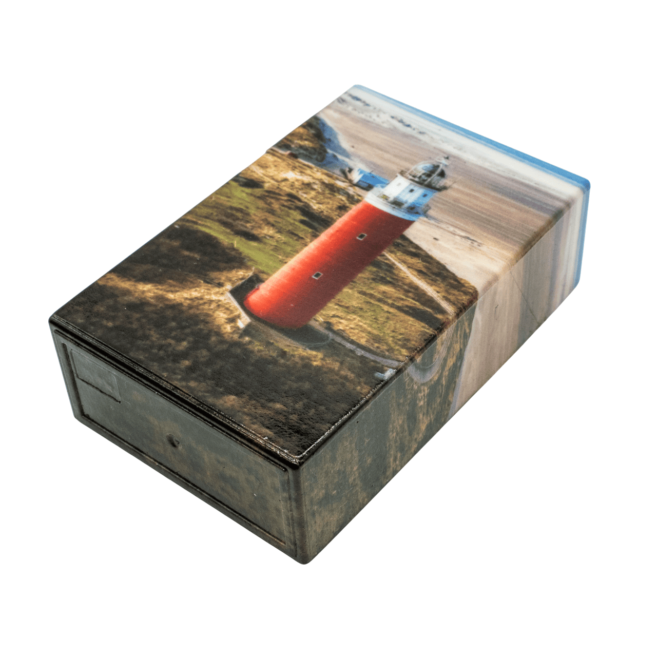 Texel sigarettendoosje vuurtoren liggend 2