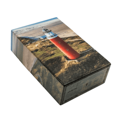 Texel sigarettendoosje vuurtoren liggend