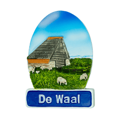 Texel souvenir magneet De Waal