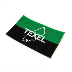 Texel vlag patch geborduurd 5,5 cm x 9 cm 3