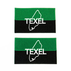 Texel vlag patch geborduurd 5,5 cm x 9 cm 4
