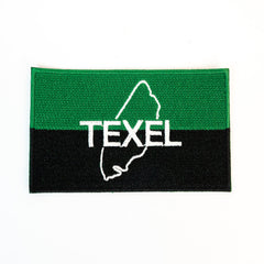 Texel vlag patch geborduurd 5,5 cm x 9 cm