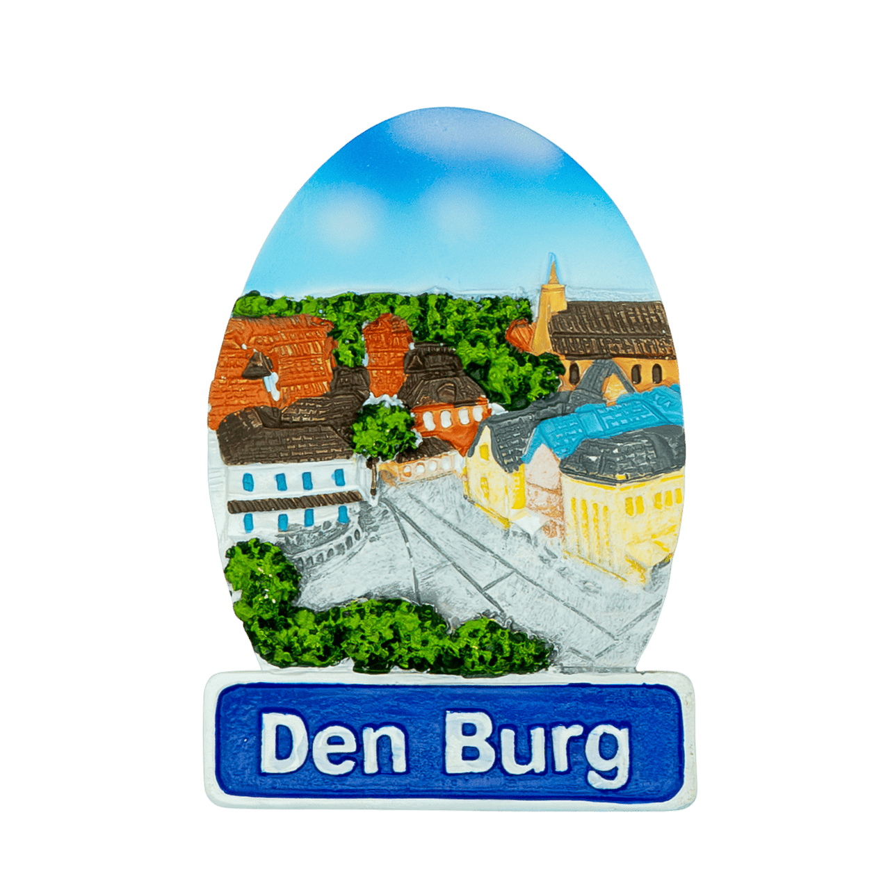 Texel souvenir magneet Den Burg
